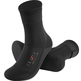 潜水袜男女中长筒3MM加厚耐磨防割防滑冲浪浮深潜游泳沙滩袜子鞋