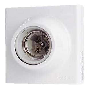 公牛灯座灯头螺口E27灯泡底座led节能灯头座明装家用官网旗舰