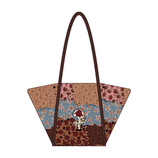 尼睿2026新款单肩包复古碎花帆布包日常通勤百搭斜挎包女礼物Q288