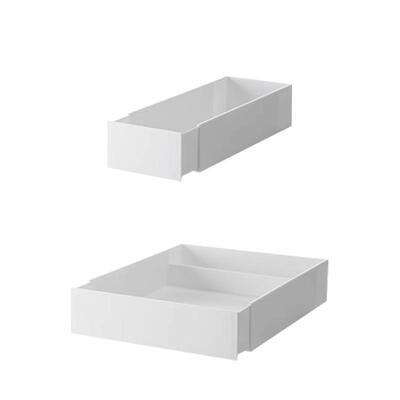 卡罗特抽屉收纳盒整理盒内置分隔化妆品杂物可伸缩厨房餐具置物架