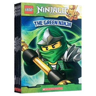 乐高幻影忍者系列9册 英文原版 Lego Ninjago Reader 图画彩色童书 Scholastic 儿童英语阅读分级读物 Tracey West 英语书籍