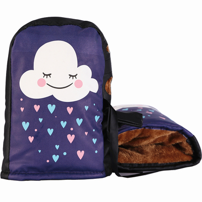 冬季电动摩托车手套加厚挡风保暖