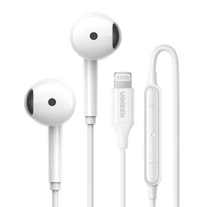 绿联有线耳机半入耳式适用苹果14/13Promax/iphone手机EarPos耳机