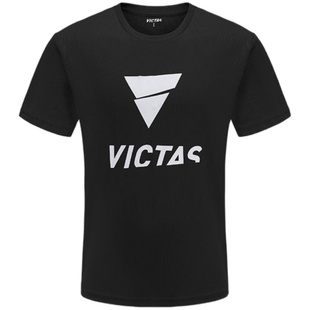 victas维克塔斯乒乓球服短袖训练衣服logo文化衫运动T恤