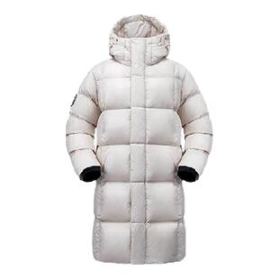 骆驼企鹅长款羽绒服女款冬季新款防风加厚保暖冬装过膝羽绒外套男