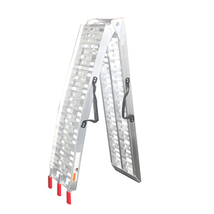 摩托车铝合金拖车装车坡道板折叠爬梯台阶上车跳板斜坡板钓台搭桥