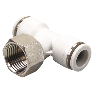 气管内牙三通PBF4 6-01 8-02 10-03 12-04气动串联接头内螺纹直插