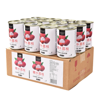 福建荔枝糖水罐头整箱装鲜嫩多汁