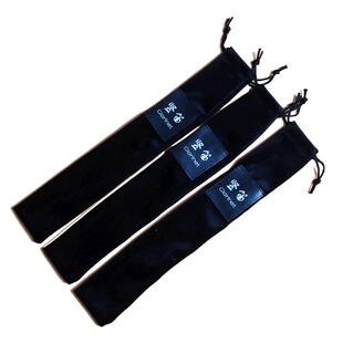 竖笛绒布套袋绒高音竖笛袋拉绳束口包装袋竖笛布套绒布袋37cmx7cm