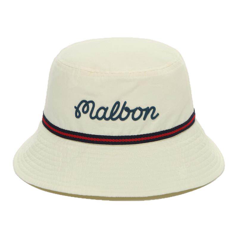 MALBON遮阳防晒刺绣百搭渔夫帽