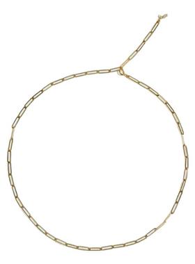 【明星同款】Stanza简尚回形针项链锁骨链14k金男女同款百搭高级