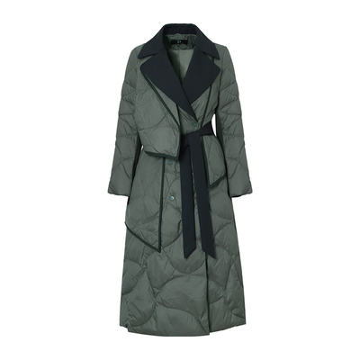 IDPAN通勤保暖长款羽绒服