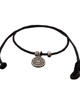 小福牌原创订制国风银情侣项链银