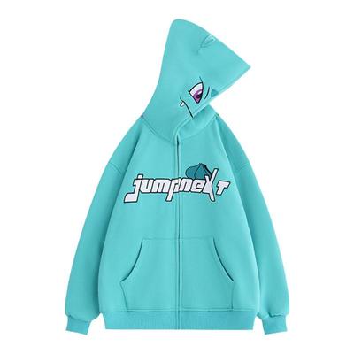 JUMPNEXT情侣卡通拉链开衫卫衣