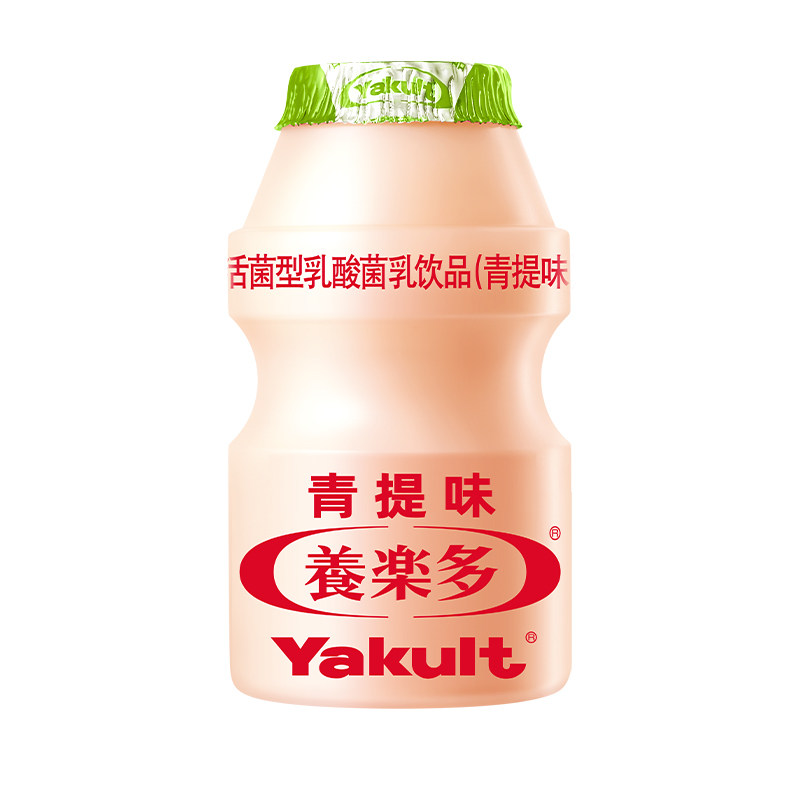 养乐多活菌型乳酸菌乳饮品青提味含乳饮料100ml*25瓶冷藏乳制品