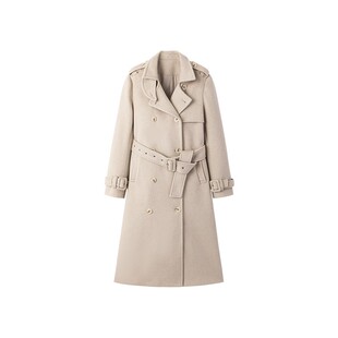 六指导 预谋邂逅 复古毛呢大衣女冬季宽松显瘦高级感气质长款外套