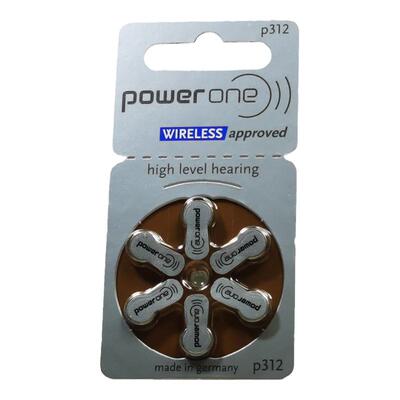 powerone助听器电池p312