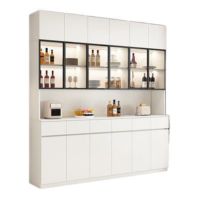 兔宝宝ENF级餐边柜一体靠墙酒柜