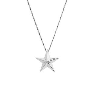 王心凌同款dark anthem重音五角星星项链潮流纯银双面男女情侣款