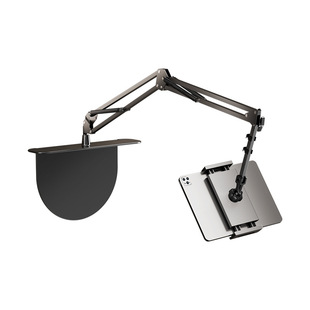 平板支架床头手机支架ipad平板懒人桌面支撑架机械悬臂万能通用固定多功能折叠拍摄直播宿舍床上追剧专用神器