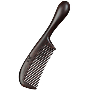 素娘檀木梳子防静电顺发直发女士专用长发细齿密齿梳小脱发家用