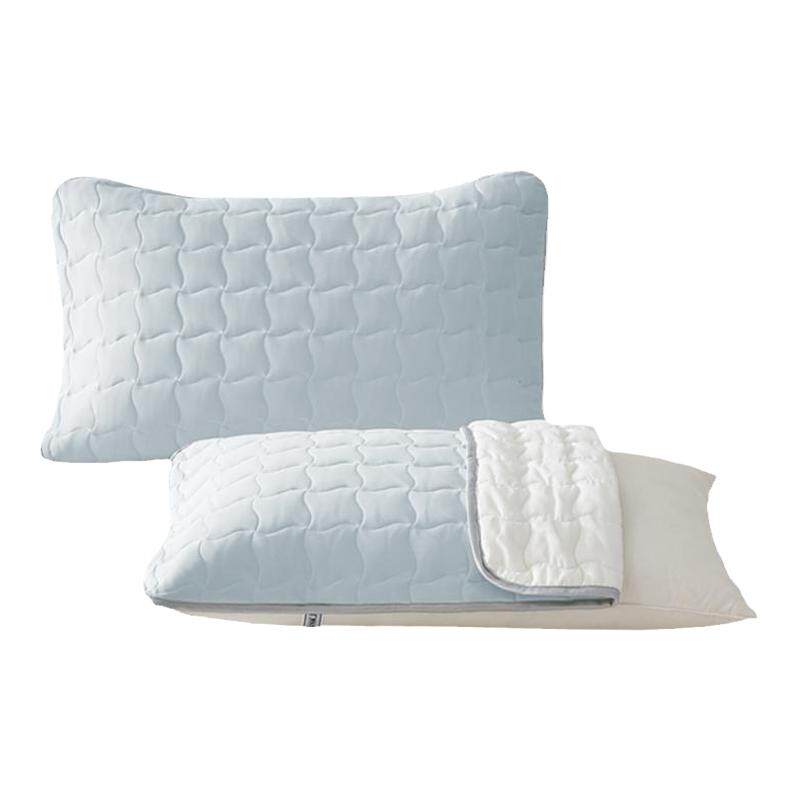 夏季新款抗菌凉感夹棉枕巾