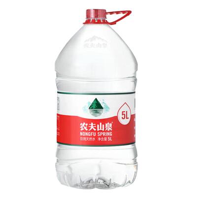 农夫山泉5升桶装水4大桶