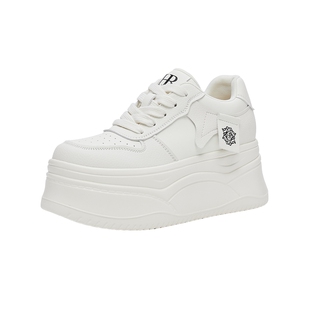 HR赫莲娜小白鞋2026年春季新款女鞋子松糕厚底休闲板鞋小个子增高