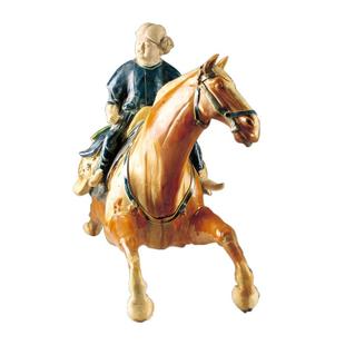 西安博物馆唐三彩胡人腾空马冰箱贴国潮马年礼物风文物陶瓷冰箱贴
