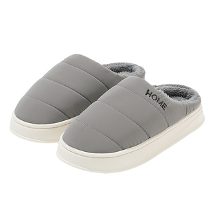 男士棉拖鞋男款冬季2025新款室内家居保暖加毛绒厚底大码棉拖外穿