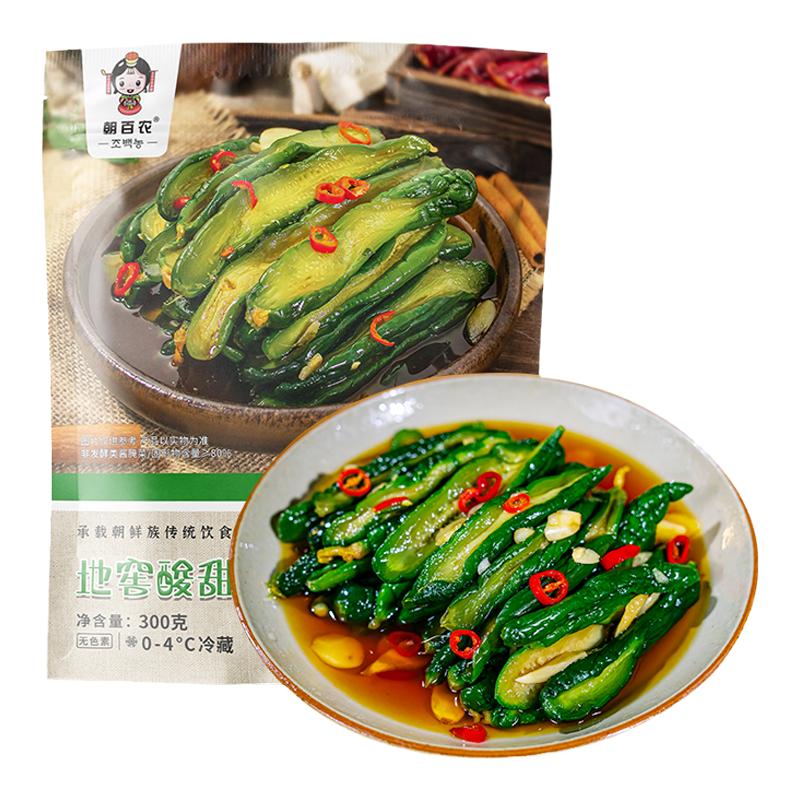朝百农韩式辣白菜黄瓜小葱下饭菜