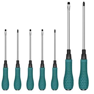 十字螺丝刀超硬工业级改锥起子梅花工业加长一字螺丝套装带磁家用