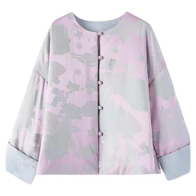 服装纸样裁剪图女士棉服