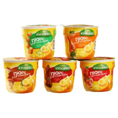 俄罗斯进口土豆泥粉速溶杯装方便健身早餐即速食小零食品