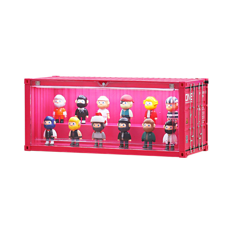 粉色展示盒带灯串联灯光