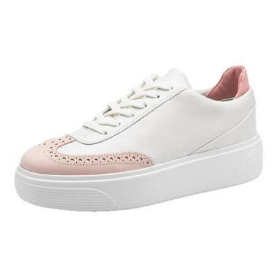 ECCO爱步厚底百搭小白鞋休闲板鞋