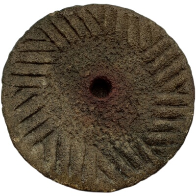 家用石雕怀旧手工圆形石磨招财