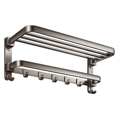 【2025新款】双折叠爆款浴巾架