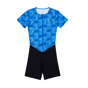 零阻力田径运动服男短跑连体衣速干透气专业体考比赛服跑步训练服