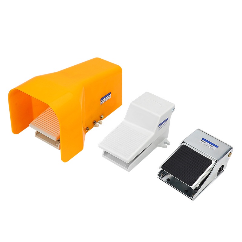 气动脚踏开关4F210-08脚踏板FV420踩换气阀门气缸控制FV320脚换向