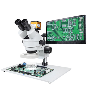 奥斯微工业体视显微镜专业级数码高清体式光学显微镜视频专业电子放大带显示屏手机维修pcb检测