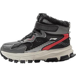 商场同款|李宁儿童雪地靴登山户外运动鞋冬季男童鞋女加绒大棉鞋