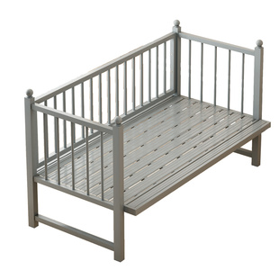 儿童铁艺拼接床加高护栏无缝衔接可调节高度安全防摔单人婴儿小床