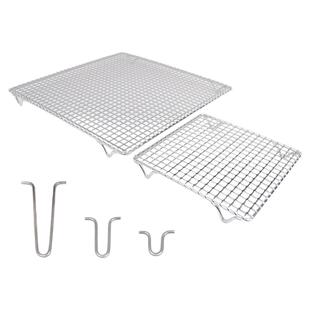 304不锈钢烧烤网片冲孔长方形烤肉网架户外烤炉配件商用烤炉加厚