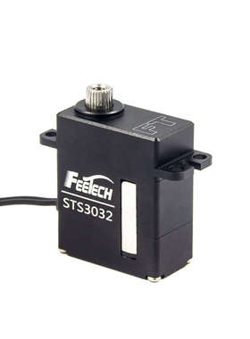 飞特STS3032金属4.5kg小型空心四杯总线机器人度串口舵机360足