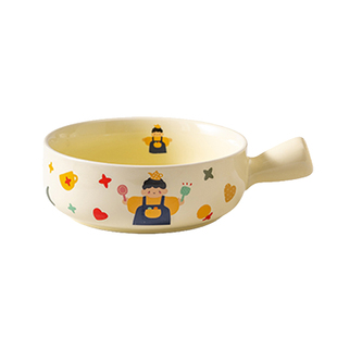 陶瓷带盖泡面碗家用带手柄2026新款大容量面碗高颜值个人专用饭碗