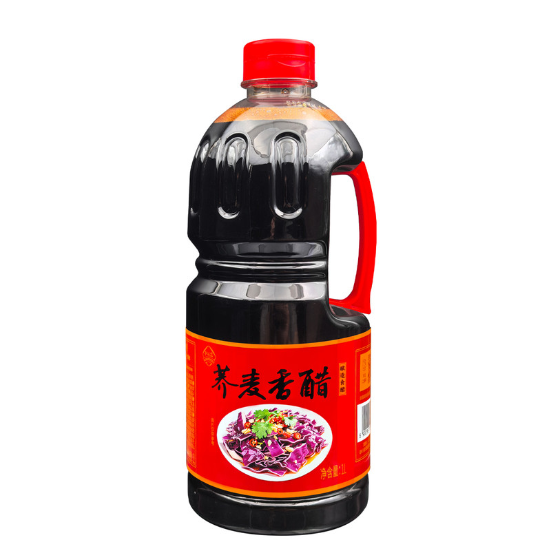 荞麦香醋1L中华老字号酿造食用醋无零未加碘盐糖醋鱼凉拌添加批发