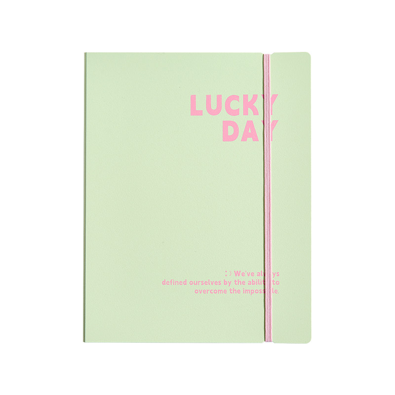 三年二班 LUCKYDAY活页夹2.0高颜值ins风错题本考研数学加厚纸张笔记本小学生初高中试卷型刷题本书写活页本