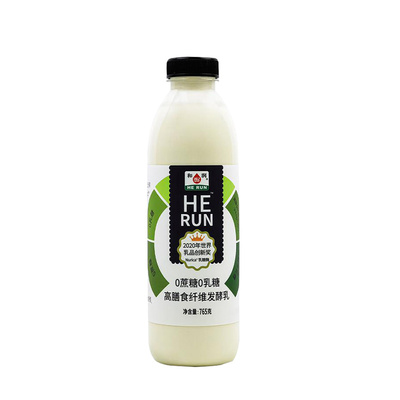 和润0蔗糖0乳糖酸奶高膳食纤维发酵乳低温酸奶早餐代餐酸牛奶765g