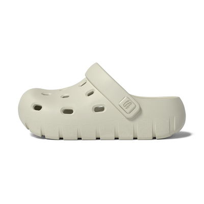 chikoku奶泡洞洞鞋厚底防滑透气